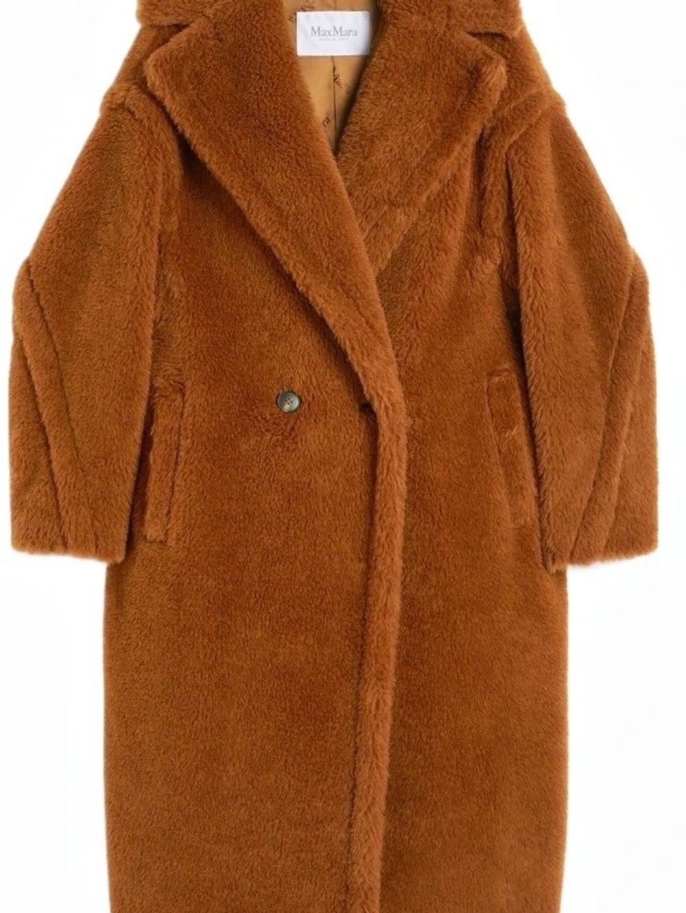 Max Mara Teddy Bear Icon Coat - Tobacco L